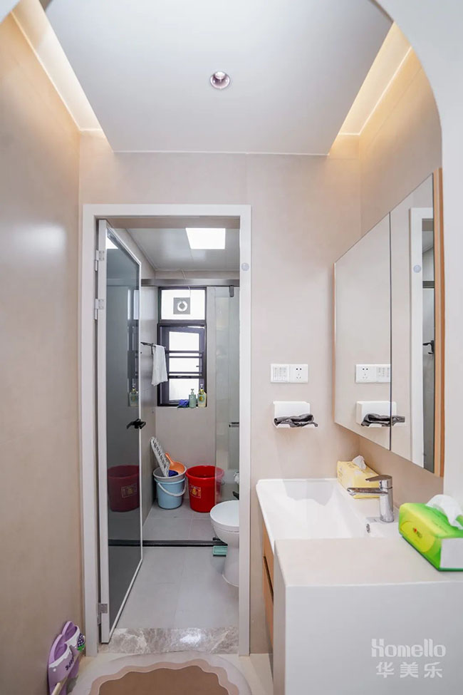 103㎡奶油風(fēng)，繁華鬧市中一處明亮溫馨的居所